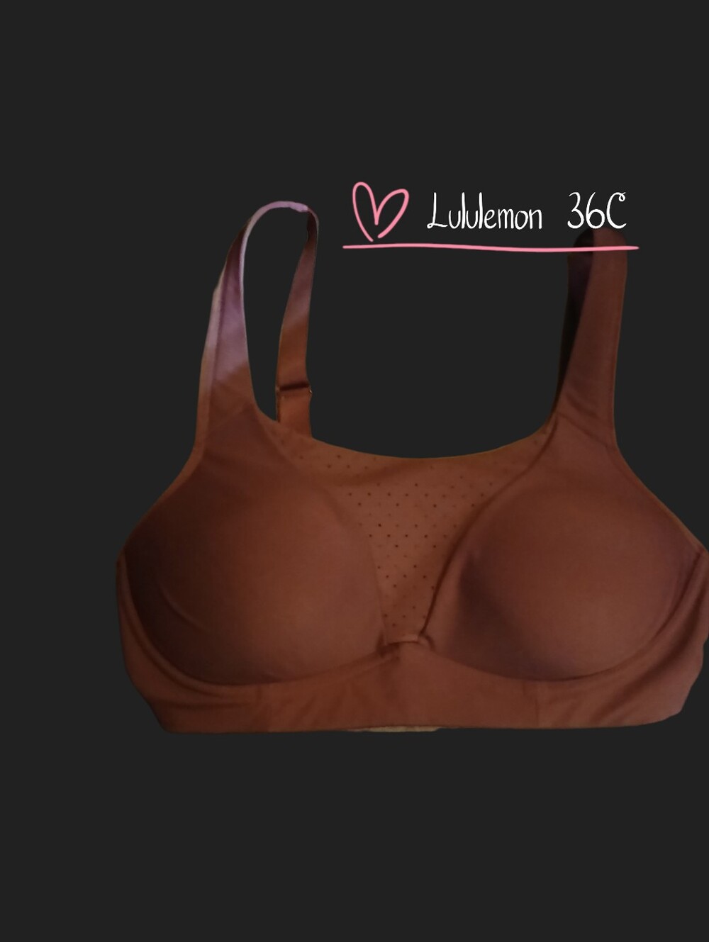 Lululemon Burgundy High Impact Sports Bra Size 36C